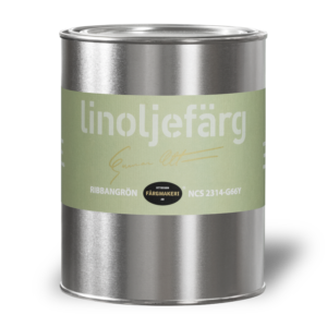 LINOLJEFÄRG RIBBANGRÖN, 1-LIT