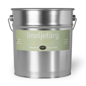 LINOLJEFÄRG RIBBANGRÖN, 5-LIT