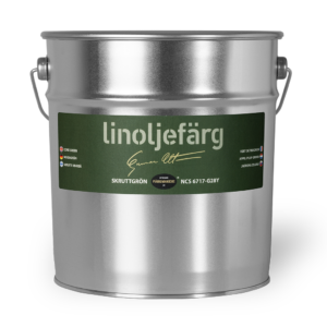 LINOLJEFÄRG SKRUTTGRÖN, 5-LIT