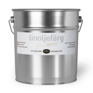 LINOLJEFÄRG VIT TITAN/ZINK, 5-LIT