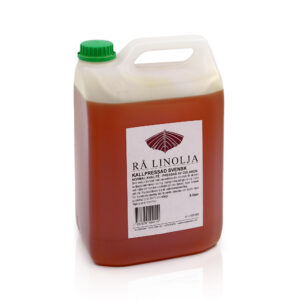 RÅ LINOLJA KALLPRESSAD NORMAL, 5-LIT